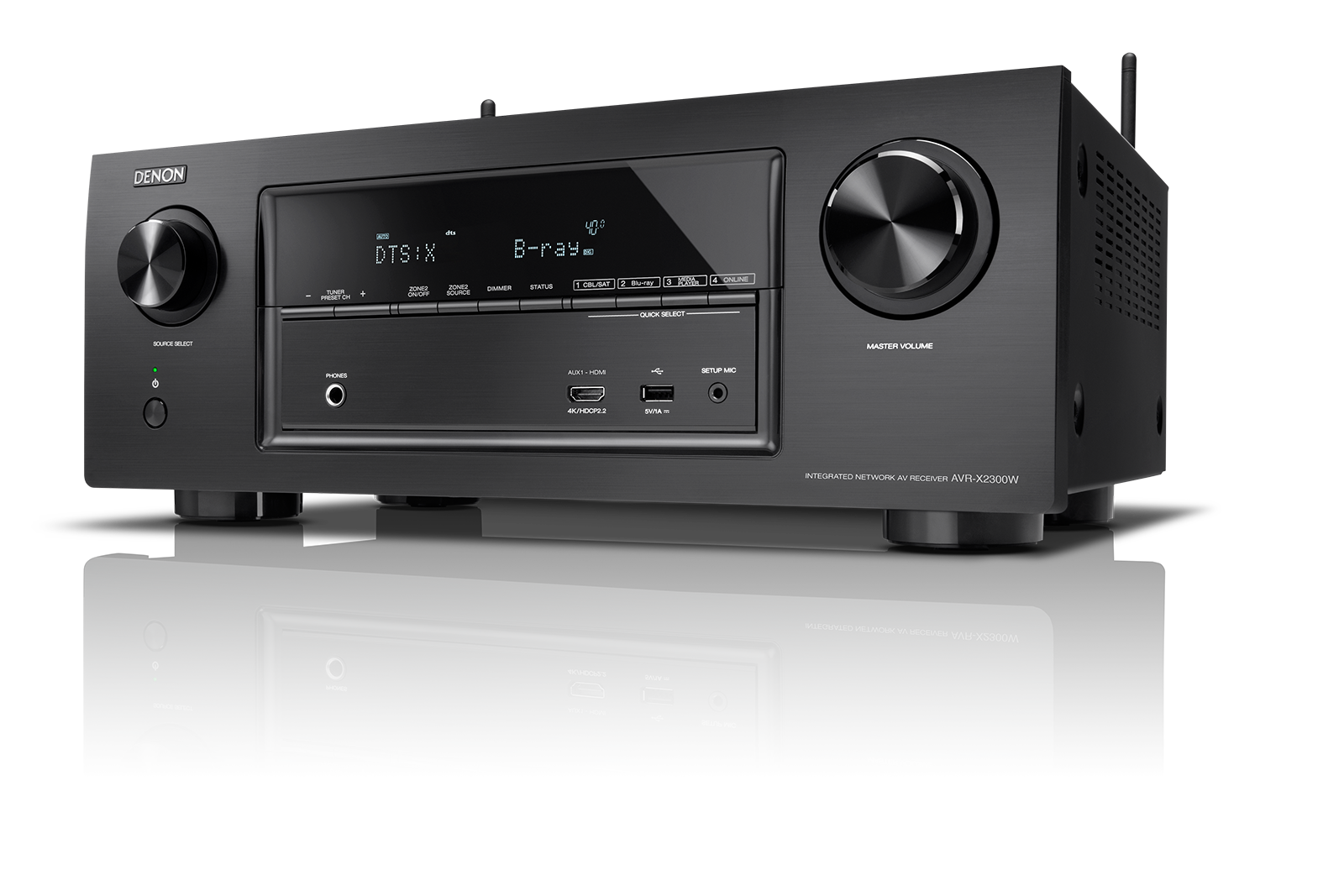 7 channel AV receiver with WiFi, Bluetooth and 3D Sound