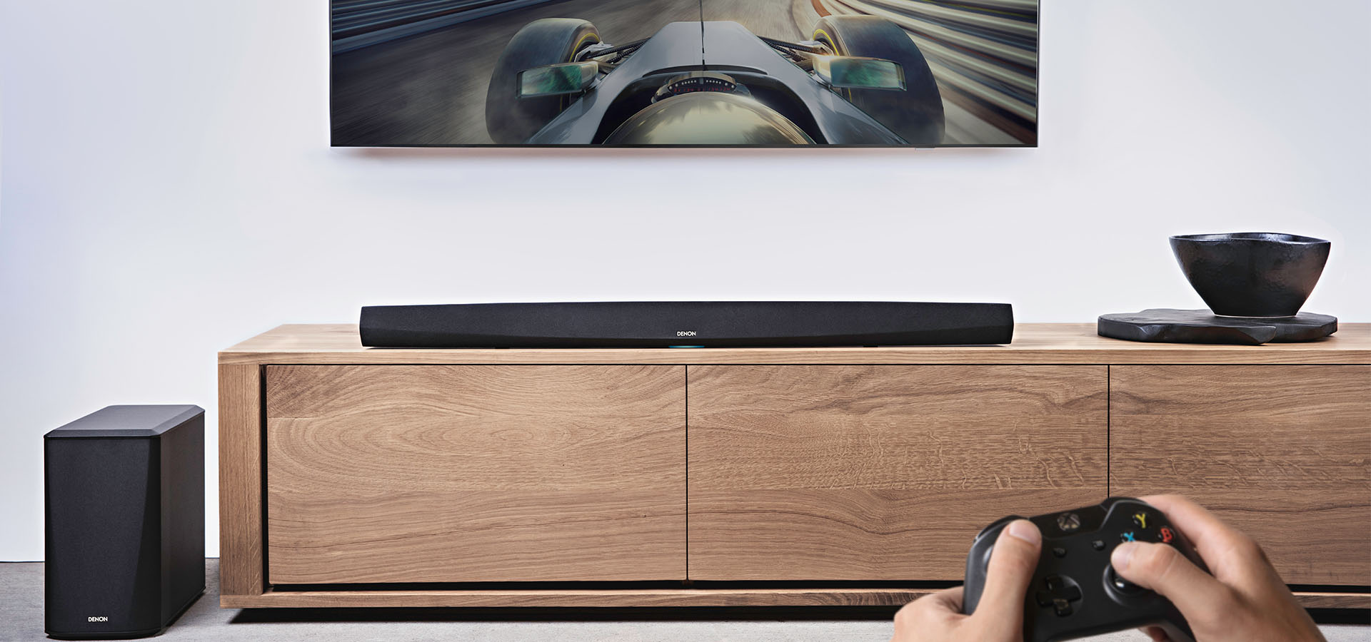 Barra de sonido para TV, con subwoofer integrado, Bluetooth 5.0 con cable e  inalámbrico para TV, HDMI/óptico/auxiliar/USB, montaje en pared, sistema de  sonido envolvente para TV y cine en casa : 
