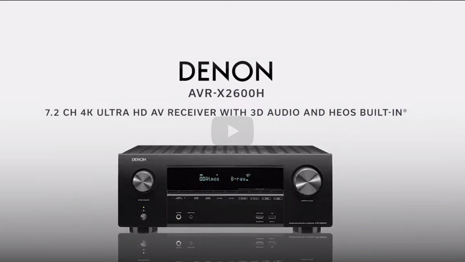 Amplificador Denon AVR-S950H 7.2CH 4K Ultra HD Wi-FI Bt Network Dolby Atmos  - Audiovisuales de Colombia