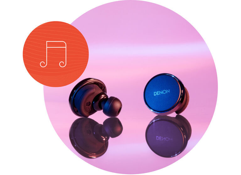 Denon audio earbuds Denon lossless personalized and Premium - | US Wireless - PerL Pro True with sound