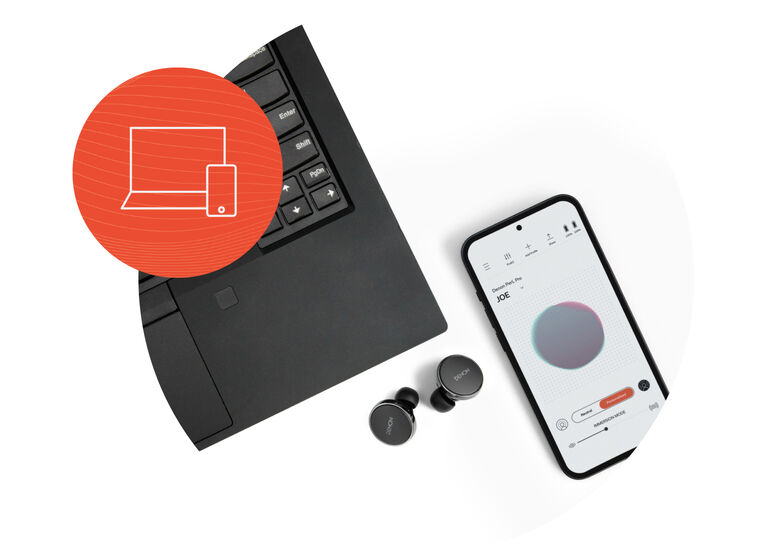 Denon PerL Pro - Premium - lossless with US earbuds personalized sound and | True Denon Wireless audio