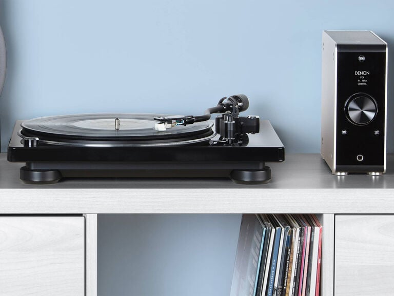 Denon's flagship direct-drive turntable spins into premium hi-fi space
