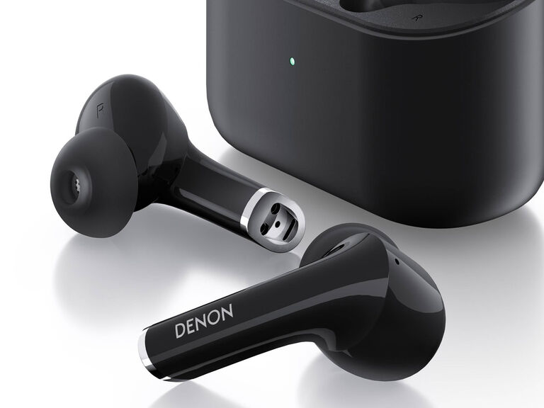 Denon AH-C830NCW True Wireless in-Ear Headphones with Active Noise Cancelling - Black Color