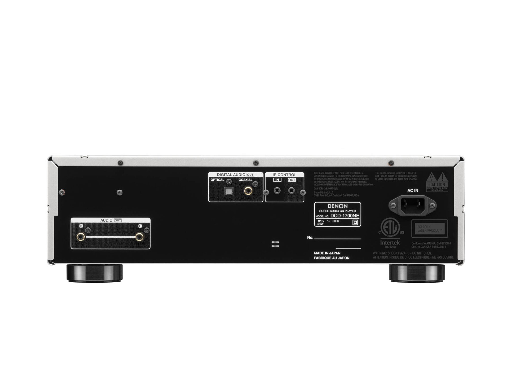 DCD-1700NE - CD/SACD player with Advanced AL32 Processing Plus 