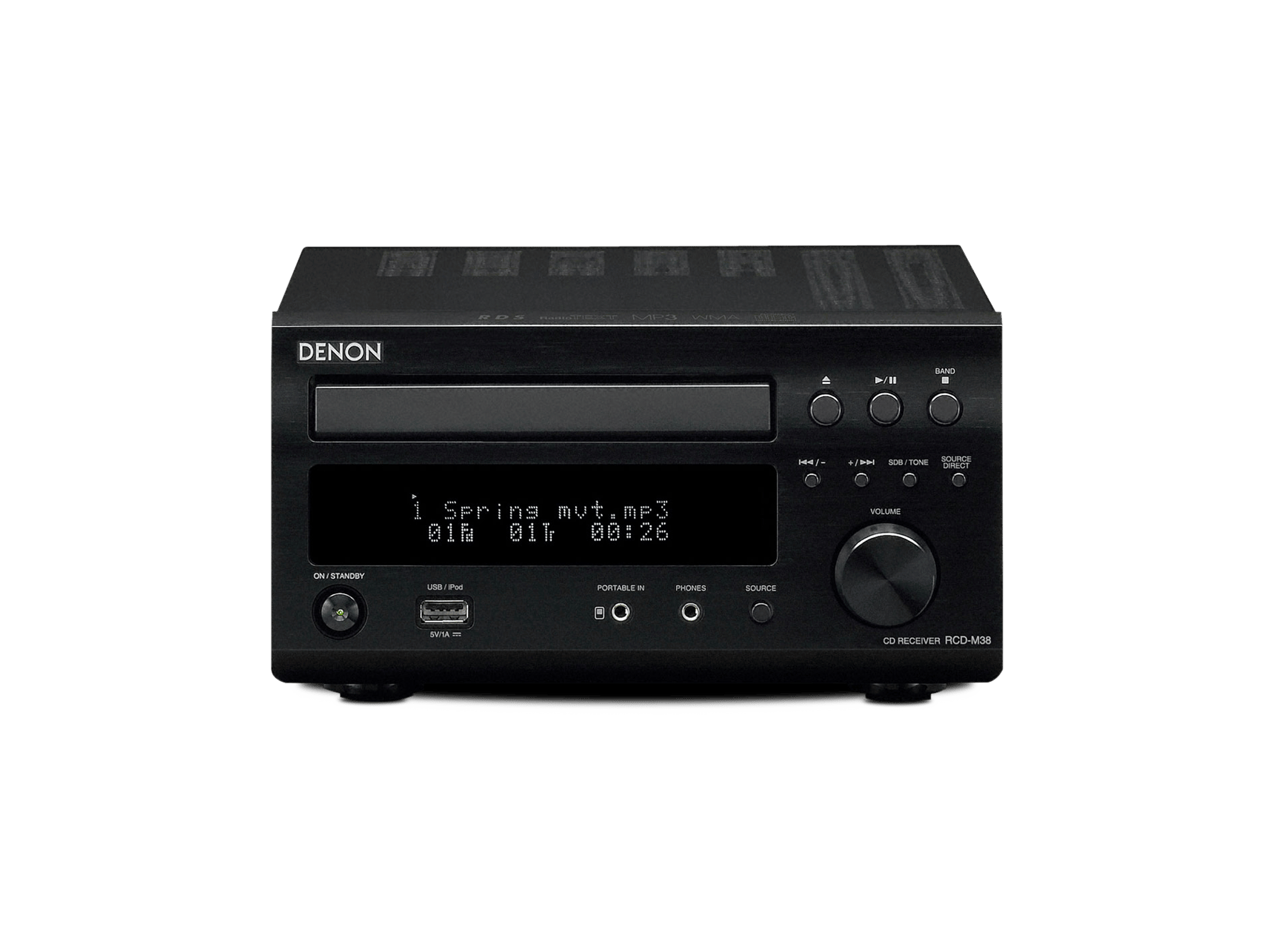 RCD-M38 - CD Receiver with USB & iPod / iPhone Direct | Denon - US