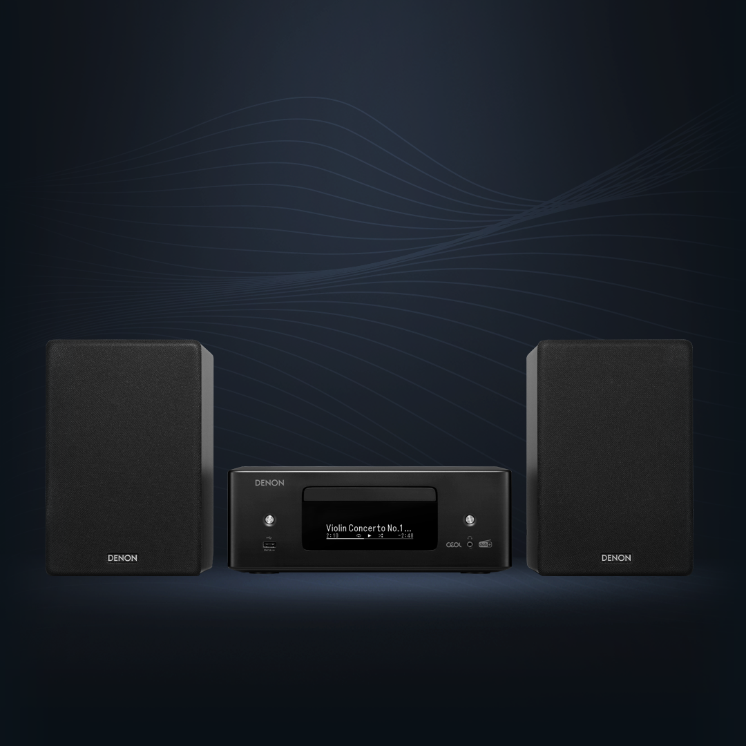 system all-in-one ARC - | HEOS® Design HDMI N12DAB DAB/FM - Denon and Built-in. UK player, with CEOL radio, CD