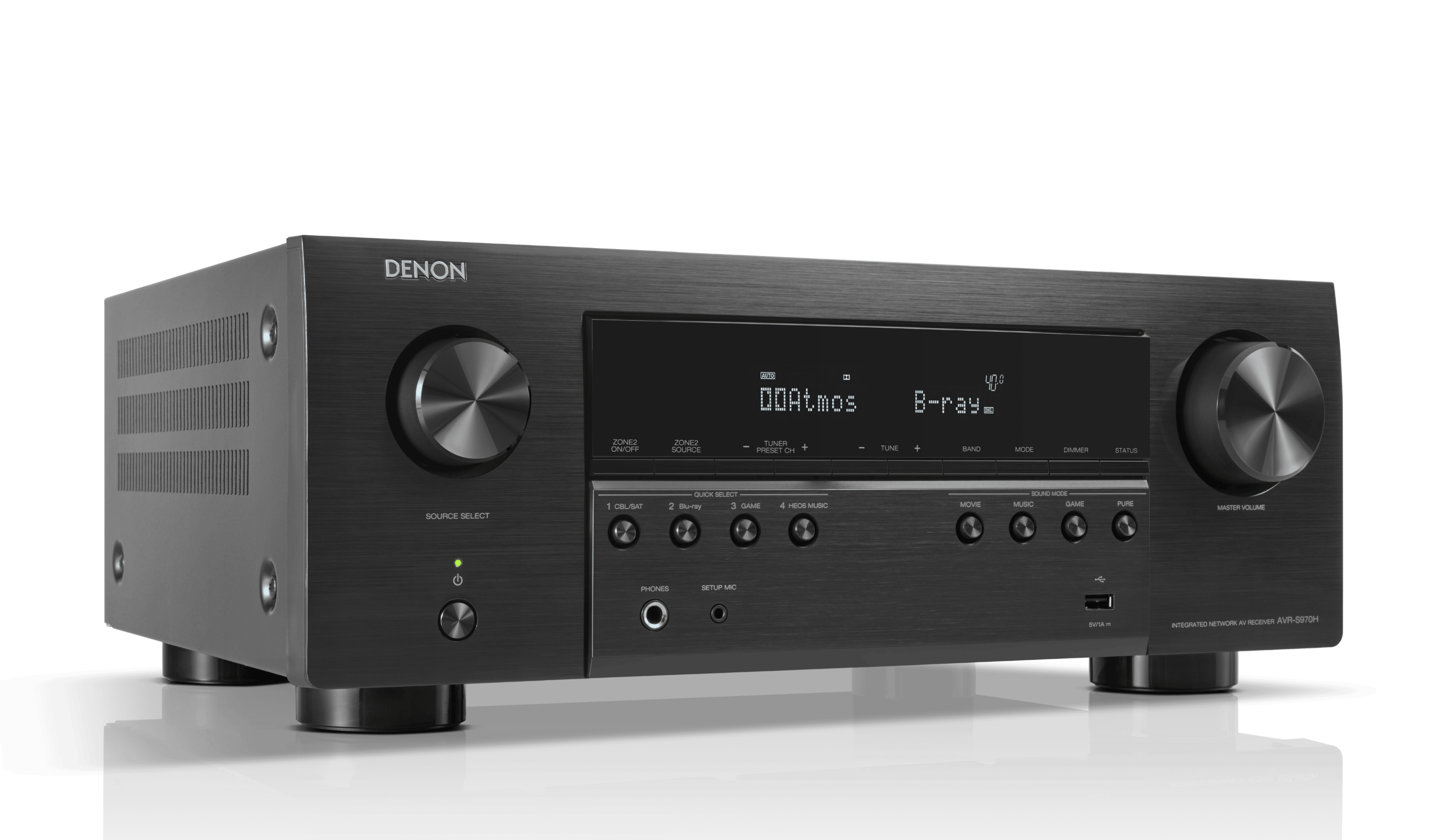 3D - and Denon receiver audio experience 7.2 US | from 8K - a video AVR-S970H channel